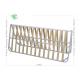 Double Fold Away Metal Slatted Bed Base , Strong Fold Up Metal Bed Frame