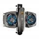 K4 Mobile Phone Radiator Semiconductor Temperature Display Dual Cooling Fans