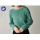 Buttons On Shoulder Womens Knit Pullover Sweater Boat Neck Pass Social Audit Sweater Factory