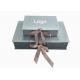 Metallic Color Papercraft Gift Box Embossed Logo For Baby Clothes Packaging