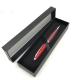 Matt Black Cardboard Personalised Stationery Gifts Pen Packing Box 177x48x22mm