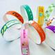 Sequential Numbering Tyvek Wristbands Waterproof Full Color Printing With Custom Logo