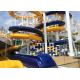 Aqua Park Spiral Water Slide , Outdoor / Indoor Commercial Swimming Pool Slides