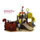 Food Grade Plastic Outdoor Play Equipment 1080*930cm Safety Area For Amusement Park