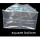 Small Cello Party Transparent Plastic Food Customized opp square block bottom bags for candy packing,bottom opp plastic