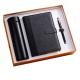 Reusable PU Luxury Notebook And Pen Set , Multifunctional Luxury Corporate Gifts