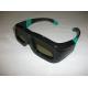Black Custom 3d Passive Polarized Glasses , Xpand Theater 3D Glasses