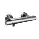 Thermostaic Temperature Adjustable Shower Spout Mixer Bathroom Chrome Color Brass Tap Faucet OEM Round Classical