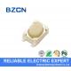 Micro Momentary Low Profile Tactile Switch SMD Type Terminal 4 Pin White Button
