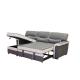 Antiwear Comfortable Pull Out Couch , Multiscene Sofa Bed With Recliner
