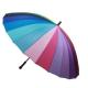 Automatic Rainbow Patio Umbrella / Sun Umbrella Easy Open Close 16 Ribs