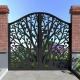 Laser Cut Metal Decorative Gate Aluminium Ornate Metal Garden Gates
