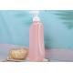 Pearlescent Pink PET Pump Bottles 750ml Plastic Body Wash Bottles