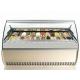 Table Top Ice Cream Display Freezer , Ice Cream Display Cabinets 1100W