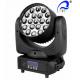 Beam Zoom LED Wash Moving Head Lamp 19 Pcs * 12W Sound Control For Concerts