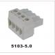 Solid/Stranded Wire Type Terminal Block Connector with Contact Resistance 20mΩ
