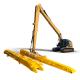 Yellow Long Reach Excavator Boom 10-30 Meters Q355B Extended Strength ISO 9001 Certified