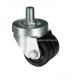 150kg Threaded Swivel PA Machine Caster 6132-13 in Black Color for Caster Application