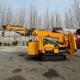 Electric And Diesel Power Heavy-Duty Performance Yellow/Red Or Green Crawler Spider Crane