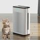 LED Touch Screen Pet Air Purifier For Allergies  ABS Plastic Material Pet Air Cleaner