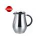 Travel Stainless Steel Insulated Coffee Plunger Pear Shape Double Wall