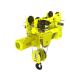 European Design Low Headroom Wire Rope Hoists 4/1 Rope Reeving Of Four Wire Rope