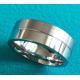 8mm Flat Surface Half Shiny Polish Half Matt Brush Finished Cobalt Chrome Ring Wedding Band Jewelry Ring