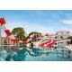 Hotels Water Park Slide Hot - Galvanized Steel Columns 10 Years Life Span