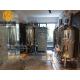 Mirror Polish Brewhouse Equipment Steam Heated For Indoor / Outdoor Use