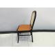Wholesale New  Modern Wrought Iron Leather Rattan Restaurant  Chair