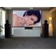 Collapsible Motorized Projection Screens For Projector / big outdoor portable movie screen 180