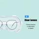 Soft PVC Eye Protection Goggles Disposable Anti Virus / Splash Medical Usage