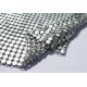 Metallic Sequined Aluminum Mesh Shower Curtain , Mesh Drapery Fabric Soft Texture