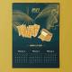 250/300 Ccnb Custom Wall Calendar Printing 3d Embossed 0.25-0.45mm Pvc