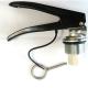 Brass / Chromed Fire Extinguisher Valve Safety Structure With Black Handle