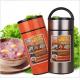 1.2L portable food flask vacuum stainless steel pot burning pot long time