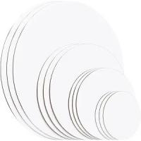 Matte Finish Round Painting Canvas Panel , Drawing Canvas Board For Oil Painting