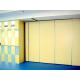 Auditorium Folding Partition Walls / Decorative Melamine Board Sliding Room Dividers