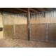 Custom Luxury Horse Stall Fronts For Pole Barns Solid / Grilled Divider