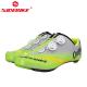 Adjustable Buckle Mens SPD Cycling Shoes Bright Color Printed Low Wind Resistance