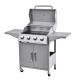 Outdoor Gas BBQ Grill with 4 Burners and Trolley Easily Cleaned Packing Size 73*68*48