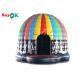 Voice Bounce Inflatable Tent 5x4x3.5mH Led Inflatable Disco Dome Tent For Music Dance Party Event