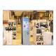 Lcd Multi Function Emergency Mobile Phone Charging Kiosk , Phone Charger Station With Lockers