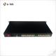 8 Channel 3G SDI To Fiber Converter Loop Out 20KM Fiber Optic Converter