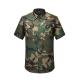 Polyester Breathable Camouflage Military Tactical Shirts Multi Pocket 180g Fabric