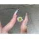 Fancy Vivid Yellow 1ct Diamond Engagement Ring Emerald Shape IGI Certified