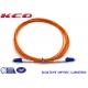 MM LC Fiber Optic Patch Cord , 2.0mm Fiber Optic Jumper 3.0m 4.0m Length