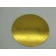 10 Inch Cake Base Board Gold Corrugated Specialty Paper Material Customized