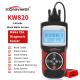 ABS Obd2 Eobd Car Diagnostic Scanner Support German Dutch Obd Reader Konnwei KW820