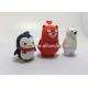 Custom pvc silicone cute 3d carton figures animal shape action figures for furniture display